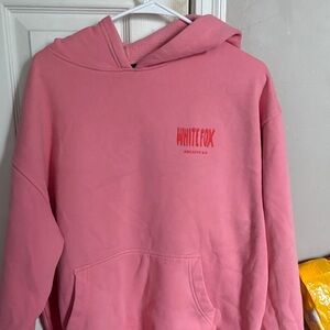 White Fox Boutique Pink Hoodie